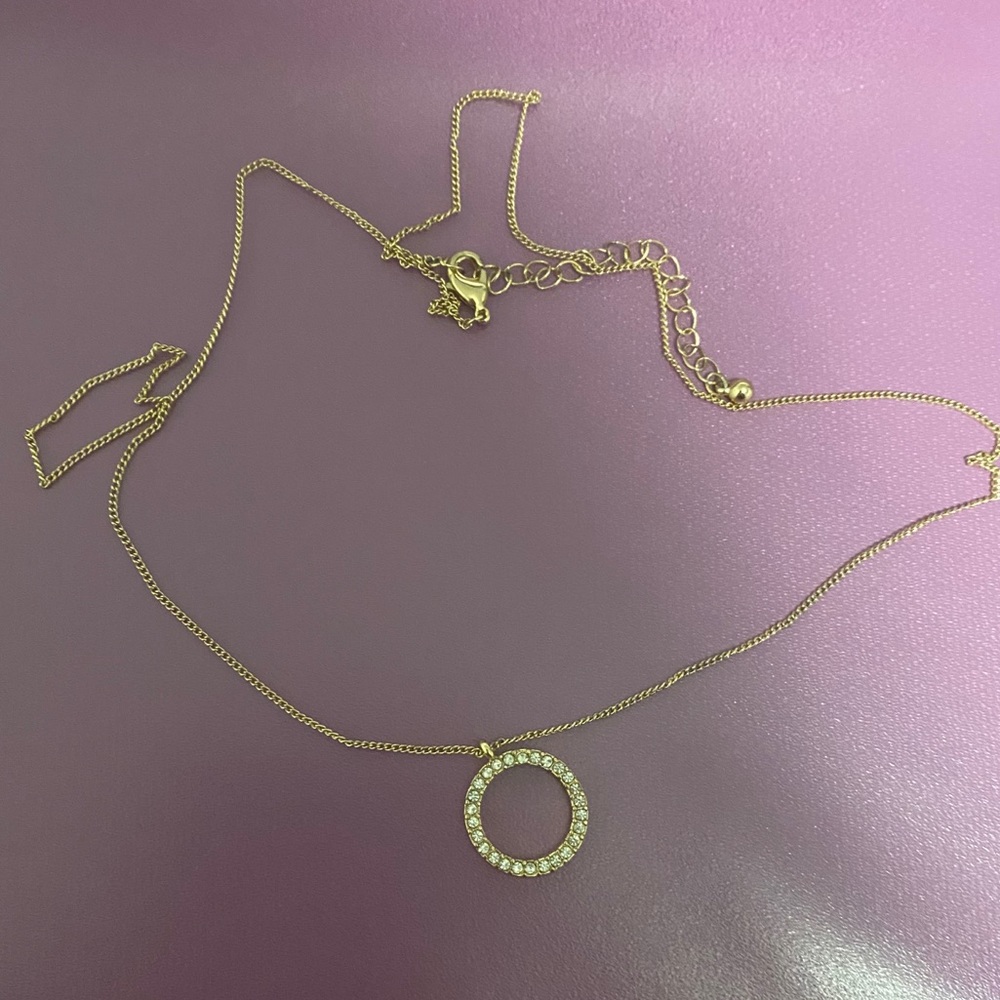 gold necklace